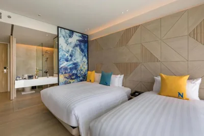 Camera Deluxe Matrimoniale/Doppia con Letti Singoli con Vista Piscina — The Nature Phuket